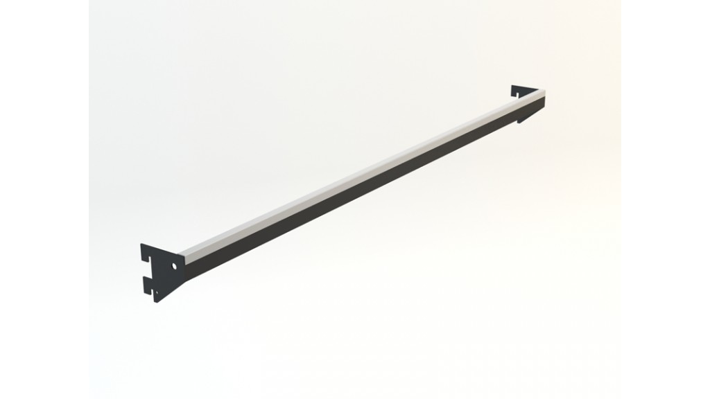 A Type Hanging Arm, 10x30mm interlaced, 90x30cm, Black